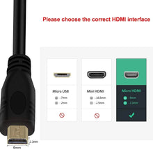 Load image into Gallery viewer, 1080P Micro HDMI VGA Adapter Male to Female Cable Converter Unbranded