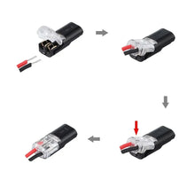 Load image into Gallery viewer, 20Pcs 12V Car Auto Wire Cable Snap Plug in Connector Terminal Connections