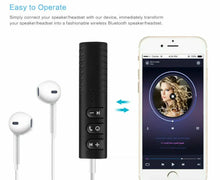 Load image into Gallery viewer, 2pcs Wireless Car Audio Bluetooth Receiver Adapter Stick with 3.5mm AUX Plug