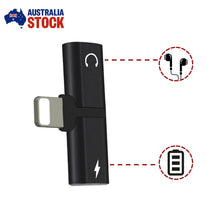 Load image into Gallery viewer, 2in1 Apple 8-Pin Audio Charger Splitter Headphone Adapter For iPhone 14 & later Generic