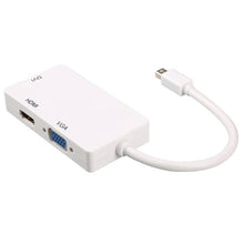 Load image into Gallery viewer, 3in1 Mini DP Multi Converter Thunderbolt DisplayPort to HDMI DVI VGA Adapter for iMac Mac Book Air Unbranded