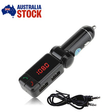 Load image into Gallery viewer, 4in1 Bluetooth FM Radio Car Charger Handsfree Call Transmitter