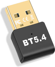 Load image into Gallery viewer, USB Bluetooth Adapter Bluetooth 5.4 Adapter for PC Plug & Play for Windows 11