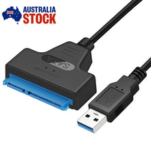 Load image into Gallery viewer, HDD External Converter Cable USB 3.0 to SATA for 2.5" Hard Drive SSD SATA III