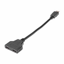 Load image into Gallery viewer, HDMI Splitter Y Adapter 1 Male To Dual HDMI 2 Female Cable Adapters Full HD 1080p Unbranded