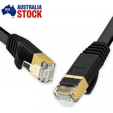Load image into Gallery viewer, CAT 7 RJ45 10Gbps Ethernet Network LAN Cable Cord Flat Shielded Patch 3M to 20M