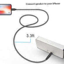 Load image into Gallery viewer, Apple MFi Certified 8-Pin to 3.5mm Male Audio Jack Cable
