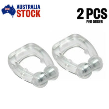 Load image into Gallery viewer, 2pcs Reusable Magnetic Anti Snoring Nasal Dilator Silicone Nose Clip Sleep Aid