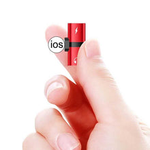 Load image into Gallery viewer, Dual Aux Audio Charge Adapter Converter Splitter for iPhone Unbranded