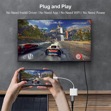 Load image into Gallery viewer, Apple MFI Certified 8-Pin to HDMI Adapter Digital AV Audio Dongle 1080P Sync Screen Cable