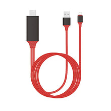 Load image into Gallery viewer, 2M Apple 8-Pin to HDMI Digital TV Adapter Cable For iPhone 14 13 12 11 Pro XS iPad