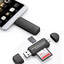 Load image into Gallery viewer, Micro USB OTG to USB 2.0 Adapter SD TF Micro Card Reader for Smartphones & PC