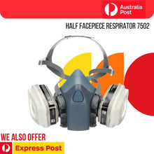 Load image into Gallery viewer, Professional Half Facepiece Respirator 7502 Safety Reusable Gas Mask with 3M6001 Organic Vapor Cartridge Unbranded