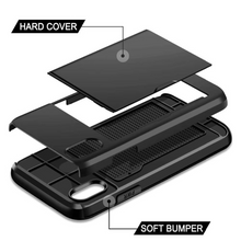 Load image into Gallery viewer, For iPhone Case X Series With Sliding Card Holder Wallet Armor