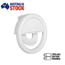 Load image into Gallery viewer, Selfie LED Ring Light 3 Mode Flash Camera Photography For iPhone Samsung LG