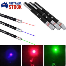 Load image into Gallery viewer, Laser Soft Light Pointer Set 3 Laser Pointer Visible Beam Red+Green+Blue Cat Toy & Office Presentation