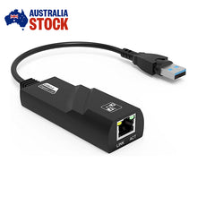 Load image into Gallery viewer, Gigabit Speed USB 3.0 to RJ45 LAN Adapter – High-Speed 1000Mbps Ethernet Converter (AU)