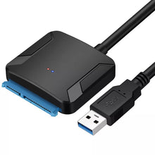 Load image into Gallery viewer, USB 3.0 to SATA 2.5/3.5 HDD SSD External Hard Drive Cable Converter