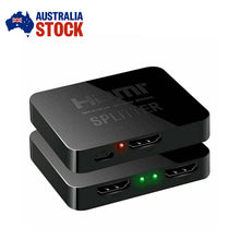 Load image into Gallery viewer, HDMI Splitter 1 in 2 Out 4K Video Multi Display Duplicator Full HD 1080P Output