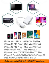 Load image into Gallery viewer, Apple MFI Certified 8-Pin to HDMI Adapter Digital AV Audio Dongle 1080P Sync Screen Cable