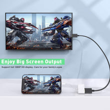 Load image into Gallery viewer, Apple MFI Certified 8-Pin to HDMI Adapter Digital AV Audio Dongle 1080P Sync Screen Cable