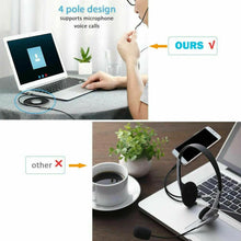 Load image into Gallery viewer, 3.5mm Male to Female Extension Cable with Microphone Stereo Audio Cable 4 Pole Unbranded