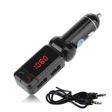 Load image into Gallery viewer, 4-in-1 Bluetooth Car Kit Charger FM Transmitter Unbranded