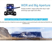 Load image into Gallery viewer, 4.3" Rear View Mirror Dash Car Reverse Camera Kits Double Cam FHD 1080P One Click Shop