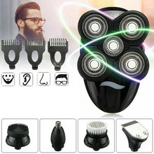 Load image into Gallery viewer, 5 in 1 4D Rechargeable Electric Razor Shaver Waterproof Cordless Trimmer Bald Head Unbranded