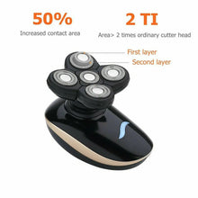Load image into Gallery viewer, 5 in 1 4D Rechargeable Electric Razor Shaver Waterproof Cordless Trimmer Bald Head Unbranded