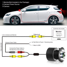 Load image into Gallery viewer, 8 LED Car Backup Rear View Reverse Parking HD Camera Night Vision Cam Waterproof Unbranded