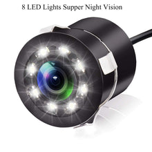 Load image into Gallery viewer, 8 LED Car Backup Rear View Reverse Parking HD Camera Night Vision Cam Waterproof Unbranded