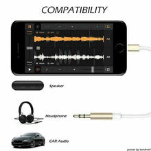 Load image into Gallery viewer, 8 Pin Lightning to 3.5mm Male Audio Jack Cable For iPhone Unbranded