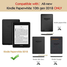 Load image into Gallery viewer, Amazon KINDLE Paperwhite 10th Gen Flip Leather Folio Case Unbranded