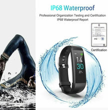 Load image into Gallery viewer, Bluetooth Smart Bracelet Fitbit Style Heart Rate Monitor Watch Pedometer Tracker Unbranded