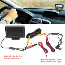 Load image into Gallery viewer, Car Rear View Kit 4.3" TFT LCD Monitor +HD IR Night Vision Reversing Camera FLC Unbranded