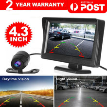 Load image into Gallery viewer, Car Rear View Kit 4.3" TFT LCD Monitor +HD IR Night Vision Reversing Camera FLC Unbranded