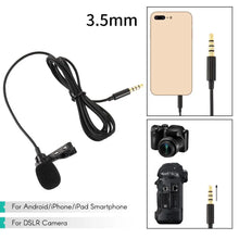 Load image into Gallery viewer, Clip-on Lapel Mini Lavalier Mic 3.5mm For Mobile Phone PC Recording One Click Shop