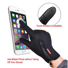 Load image into Gallery viewer, Cycling Touch Screen Gloves Waterproof For Outdoor Sports, Jogging, Skiing, Hiking, Running Unbranded