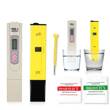 Load image into Gallery viewer, Digital PH Meter Yellow Tester and TDS 3 Meter Set Optional Unbranded