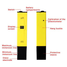 Load image into Gallery viewer, Digital PH Meter Yellow Tester and TDS 3 Meter Set Optional Unbranded