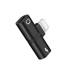 Load image into Gallery viewer, Dual Aux Audio Charge Adapter Converter Splitter for iPhone Unbranded