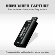 Load image into Gallery viewer, HDMI Video Capture Card USB 2.0/1080p HD Recorder for Video Live Streaming Game Unbranded