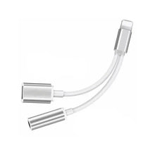 Load image into Gallery viewer, Lightning to 3.5mm Splitter Headphone Audio Adapter and Charge Cable for iPhone 7 & 7 Plus One Click Shop