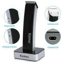 Load image into Gallery viewer, Men's Shaver Cordless Beard Trimmer Hair Cut Rechargeable Electric Clippers Razor One Click Shop Australia