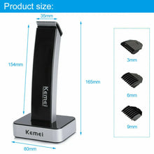 Load image into Gallery viewer, Men's Shaver Cordless Beard Trimmer Hair Cut Rechargeable Electric Clippers Razor One Click Shop Australia