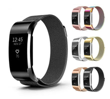 Load image into Gallery viewer, Metal Stainless Steel Milanese Loop Wristband Strap Small/Large for Fitbit Charge 2 Unbranded