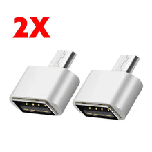 Load image into Gallery viewer, MicroUSB OTG 2.0 Adapter USB Male to USB Female For Samsung Android Phone & Tablet Unbranded