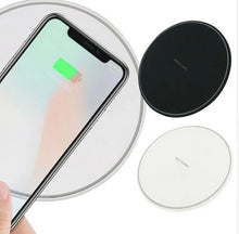 Load image into Gallery viewer, Qi Wireless Charger FAST Charging Pad Receiver For iPhone and Samsung Unbranded
