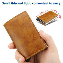 Load image into Gallery viewer, RFID Blocking Leather wallet Unbranded
